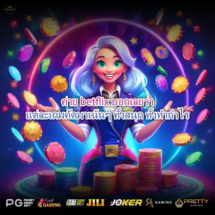 ค่าย betflix บอกเลยว่าแต่ละเกมคัดมาเน้นๆ ทั้งสนุก ทั้งทำกำไร